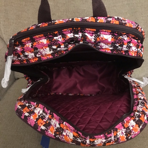 Vera Bradley Campus Tech Backpack Houndtooth Tweed main image 5